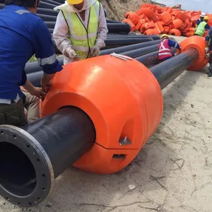 实心聚乙烯浮体大口径抽水管浮漂加工