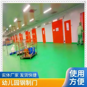 自动无机布卷帘门表面平整 重量轻 不锈钢防火提升门双轨钢制门
