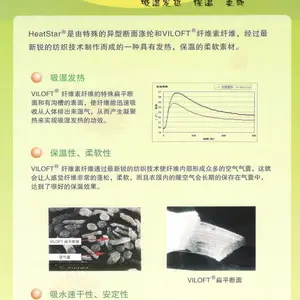 吸湿发热纱线 涤纶维勒夫特Viloft纱 保温柔软纱 多功能吸水速干纱线