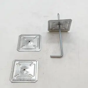 50*50mm 方形保温锁片 不锈钢自锁垫片 保温钉配套锁片