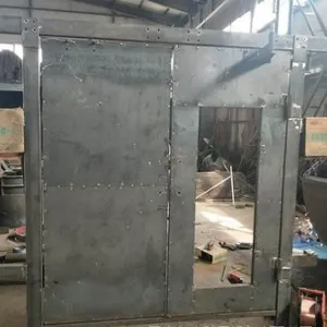 煤矿平衡无压风门 矿用钢制正反单扇风门山东厂家济南东山