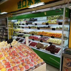 超市风幕柜水果保鲜展示柜鲜奶饮料商用立式冰柜深圳厂家批发