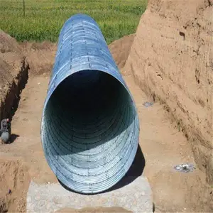 热镀锌波纹管拼装桥梁涵洞波纹管涵管厂家钢波纹管价格金属排水管