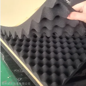 江苏常州诚达海绵阻燃保温波浪海绵鸡蛋海绵可背胶pu泡棉