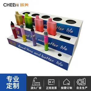 亚克力阶梯形陈列展示架 产品分层精品摆台 雾化器收纳整理收纳架