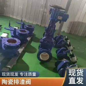 陶瓷排渣阀PZ941TC-10C 耐磨损耐腐蚀 干渣煤渣泥浆 双拓阀门
