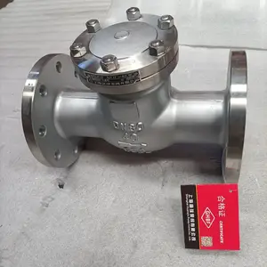 H44H-16P 油品管道止回阀DN100 旋启式止回阀法兰连接尺寸表