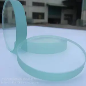 加工定制10mm工业手电筒玻璃小圆形钢化玻璃防爆灯钢化玻璃
