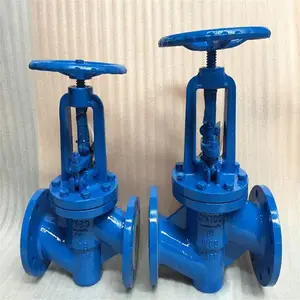 J45F46-10C DN125 不锈钢截止阀 法兰手动直流式衬氟截止阀 北安市阀门销售