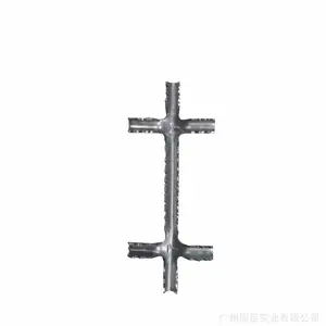 厂家开模订做双排304材质隐形防护网专用带牙双排十字扣