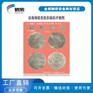 金相挂图金相图谱结构钢低倍组织缺陷评级标准挂图 gb/t1979-2001