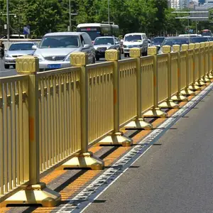 湖北荆州黄金道路护栏 武汉锌钢道路护栏