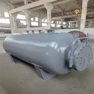 鸿睿涵 25立方立式双氧水钢衬四氟储罐 化工缓冲罐 可定制