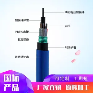 MGXTW-48B 阻燃矿用光缆 铜芯交联电缆 耐磨耐拉 MGTS33-8B 鑫津缆厂家