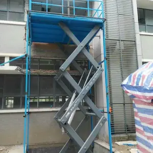 大吨位固定剪叉式液压升降平台升降货梯仓库剪刀式货物装卸平台