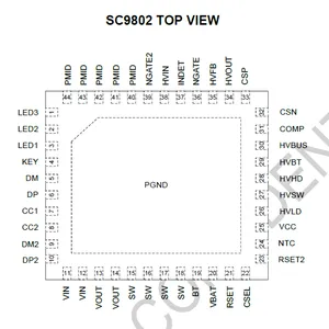 上海南芯SC9802双路快速充放电方案,原装正品