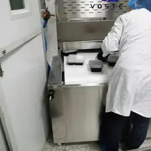 隧道式微波盒饭加热设备 微波熟化灭菌设备 五谷杂粮熟化设备