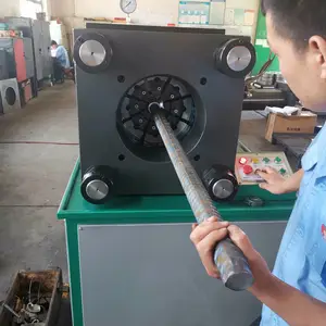 高压油管锁管机 手压式自动扣压机 全自动卧式扣管机