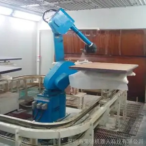 色漆喷涂机器人 机器人跟踪喷涂设备 油漆喷涂自动化设备