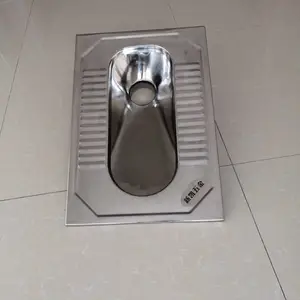 四周冲水蹲便器工地不锈钢厕具节水型尺寸可选304蹲坑