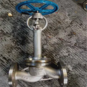 低温美标截止阀DJ41W-16P LNG 截止阀液氮气体阀门 液氧液氮LNG截止阀