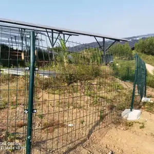 广西光伏发电场围栏网 风力发电场护栏网 铁丝网围栏 浸塑隔离栅