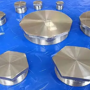 304不锈钢防爆堵头DN65/DN70实心闷盖电机堵塞2.5寸