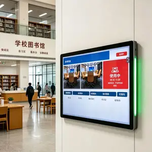 蓝速科技丨横屏21.5寸会议预约屏会议室电子门牌
