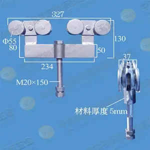 重型吊轮1100型重型吊轮组承重1000公斤重型门吊轮平移门吊轮金属吊轮