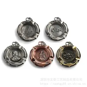 定做古铜烟灰缸厂家 哪有做锌合金浮雕烟灰缸 找深圳圳做金属烟灰缸厂