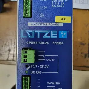 德国lutze工业电源 722996 CP3B2-240-24 塑料加工业可以提供报关单
