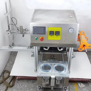 厂家定制 一次性快餐盒封口机 食品盒封膜机 塑料盒子热封机 整机保修