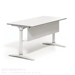 众晟家具折叠学生培训桌架横梁可伸缩办公职员电脑桌台架组合会议洽谈桌架