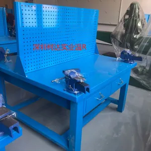 柯达实业钳工机修实训桌丨江苏钳工台厂家丨机电模具钳工装配桌