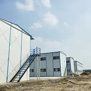 工地办公用山西临汾彩钢房临建 搭建大宁住人板房工棚