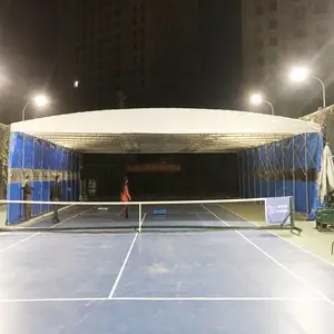 中山大型折叠收缩仓库蓬移动式遮阳棚尺寸可定制推拉篷推拉雨棚伸缩雨棚推拉帐篷仓库物流棚
