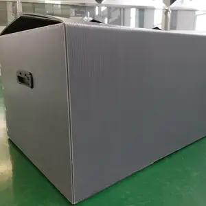 山东周转箱定制厂家灰色带把手周转箱生产加工抗压防水箱批发定做