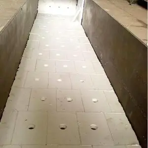 赢驰缓冲槽陶瓷衬板 高硬度低磨耗氧化铝陶瓷板
