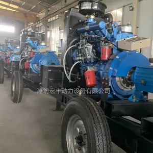 农田用水泵机组 490柴油机水泵机组 小型可移动水泵机组
