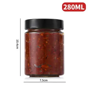 装200克280克300克辣椒酱瓶 酱菜玻璃瓶酱料瓶