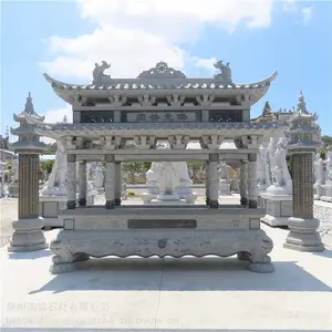 三明石雕香炉 供应寺院***大量大型青石香炉 龙凤图案石头香炉
