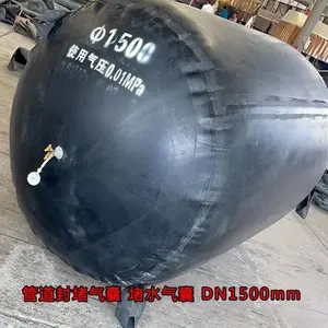 ������ˮ�ܵ�������ұ�ˮ����ʵ���𽺶�ͷDN1500mm��ߴ������ͺſ��Զ����ٴ�����