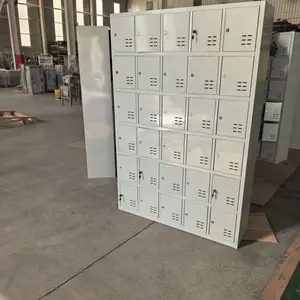 24门更衣柜 二十四门寄存包柜 宿舍鞋柜钢制铁皮储物柜