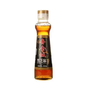 大名香全城黑芝麻小磨香油黑芝麻油210ml/瓶大名府县香油批发