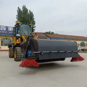 30铲车改装扫路机 935工程用全封闭式清扫器带边刷