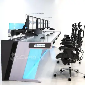 定制值班中心值班操作台 电力调度公司 调度台调度桌定制 指挥桌会议桌