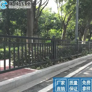 镀锌人行道防撞栏 广州马路京式围栏 东莞市政隔离护栏