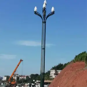 新乡封丘县风光互补路灯:风能太阳能融合点亮黄河故道