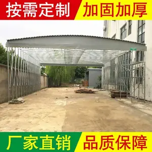 仓储蓬创力蓬业_河北保定定州推拉蓬-移动推拉篷-电动推拉棚