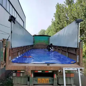 不粘土车厢滑板后八轮翻斗车渣土车耐磨滑泥板工程自卸车塑料滑土板